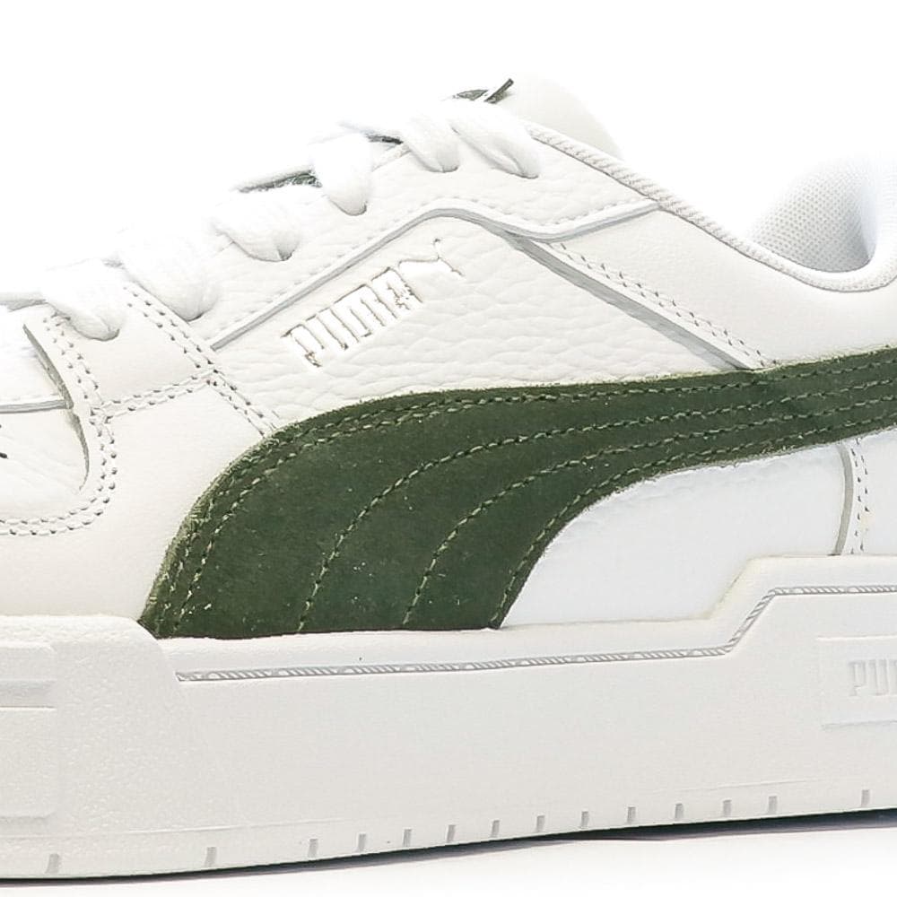 Baskets Blanches/Kaki Homme Puma Pro Classic 7