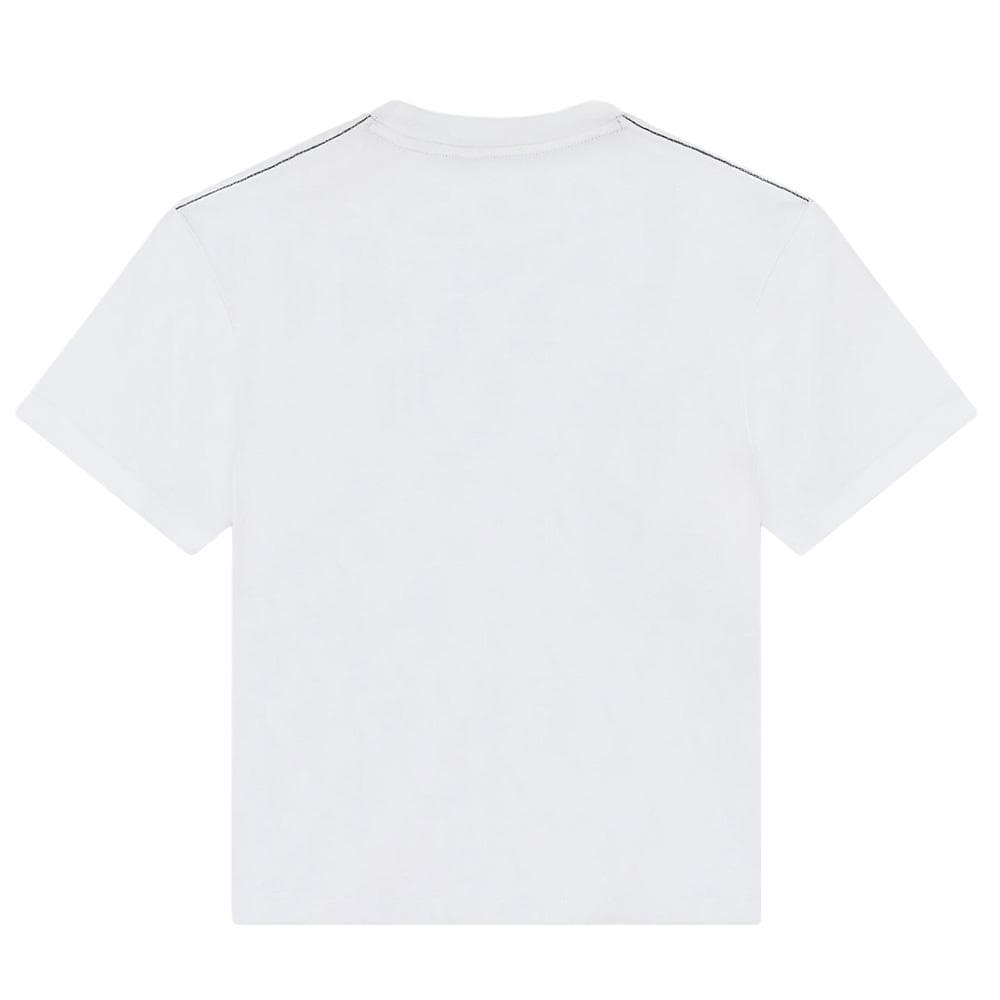 T-Shirt Blanc Garçon Timberland T60291 2