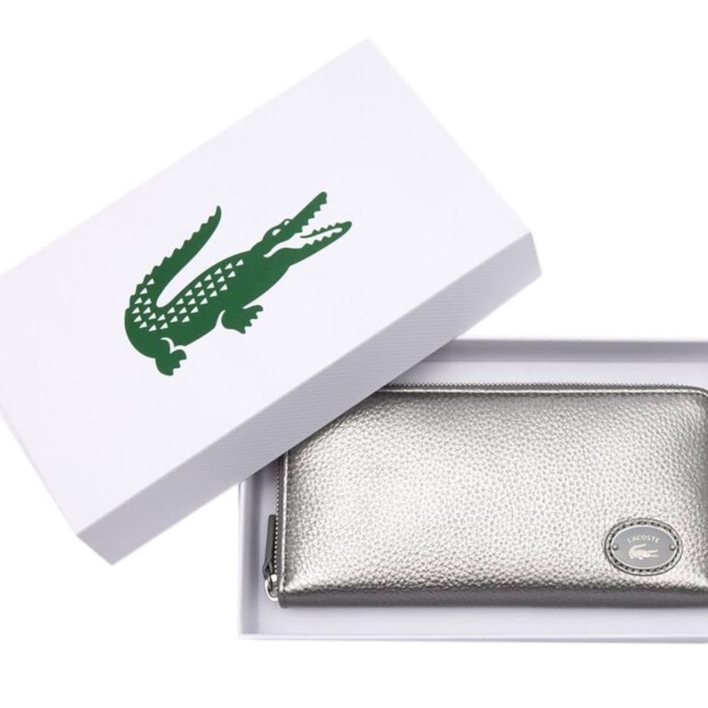Portefeuille Argenté Femme Lacoste NF3937GZ 2