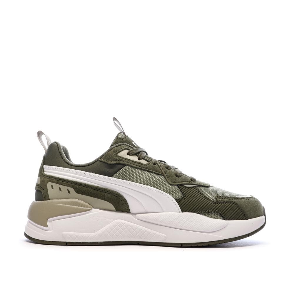 Baskets Blanches/Kaki Homme Puma X-ray 3 S 2