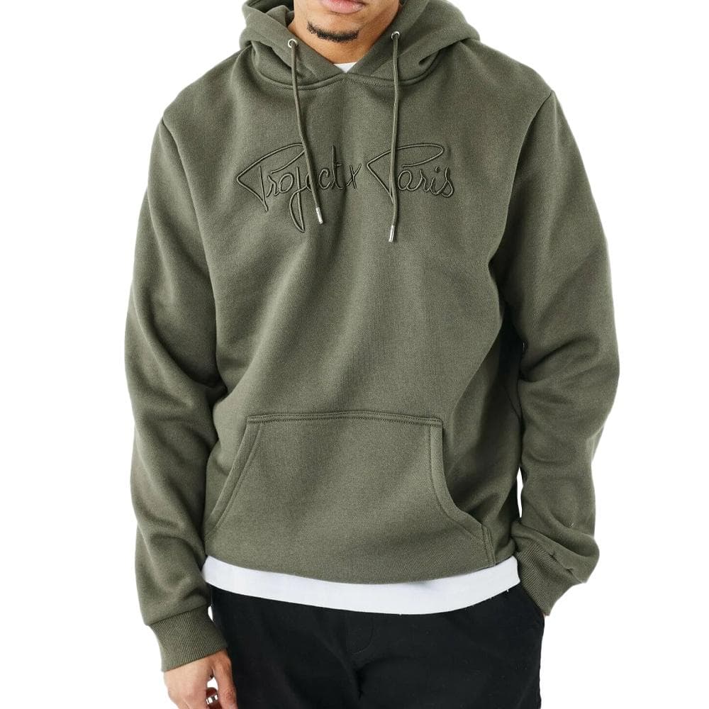 Sweat à Capuche Kaki Homme Project X Paris Signature 1