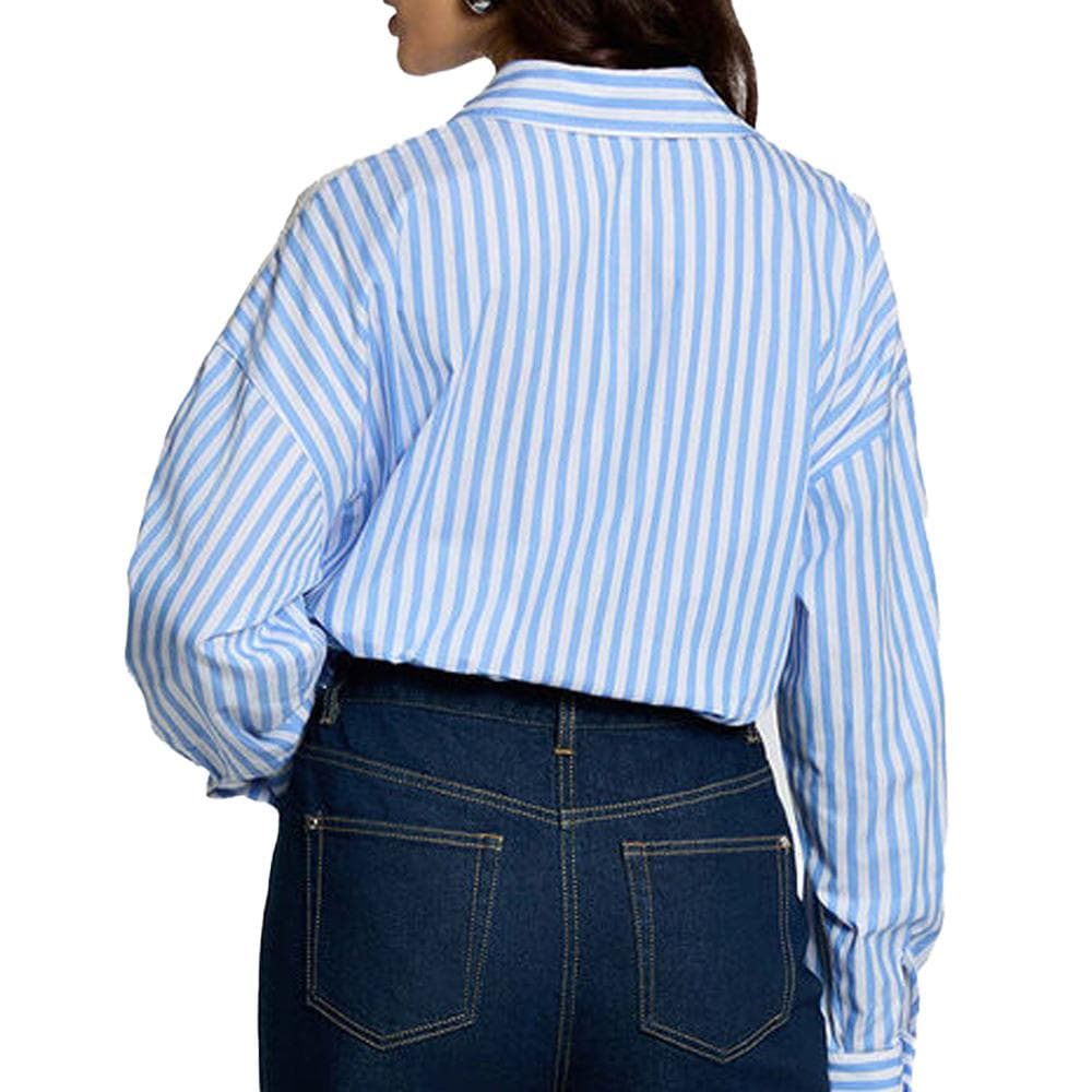 Chemise Bleu à Rayures Femme Morgan CARAY 2