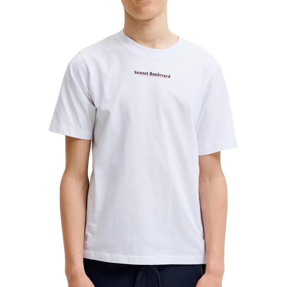 T-Shirt Blanc Garçon Jack & Jones Jjcity 1
