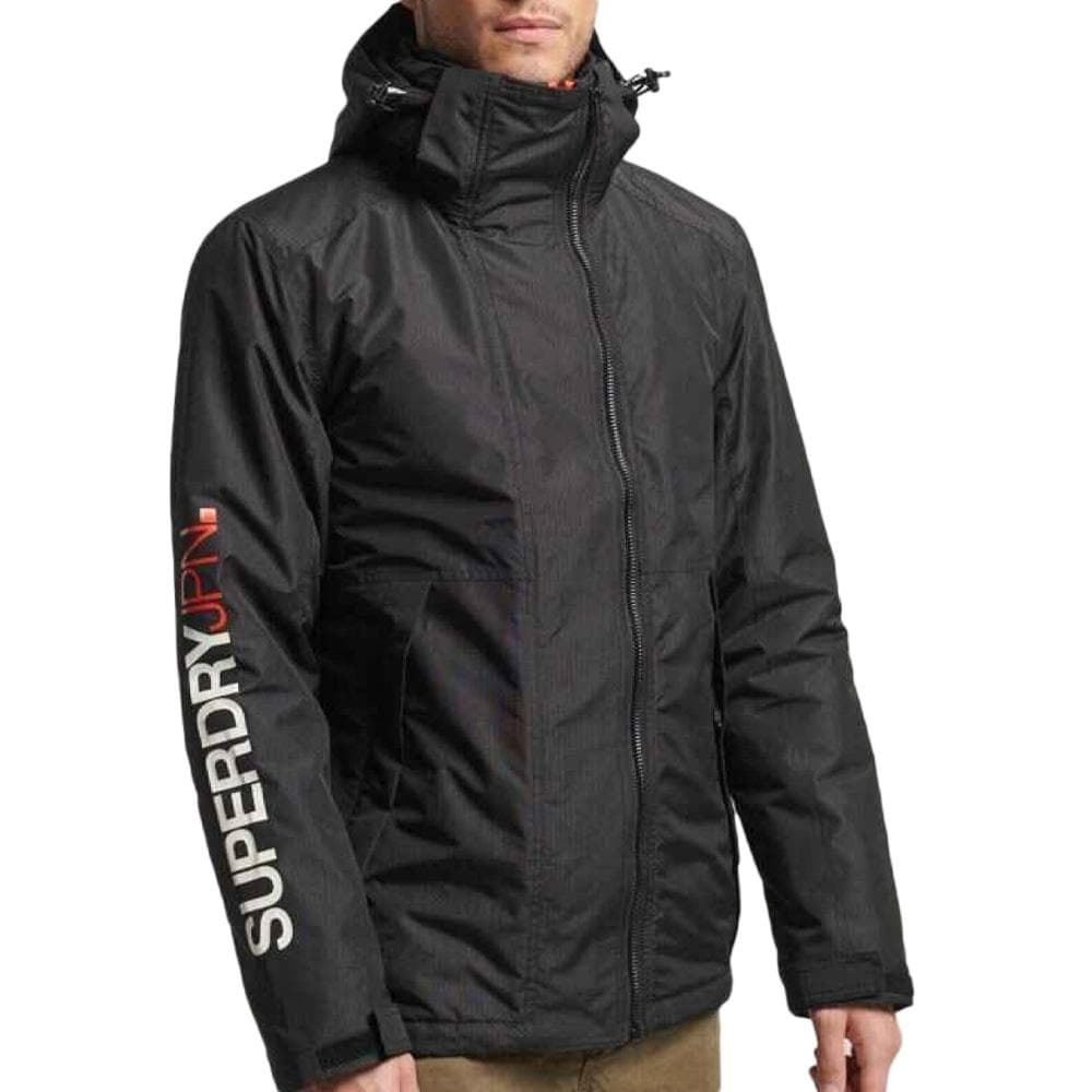 Veste Noire Homme Superdry Hooded 1