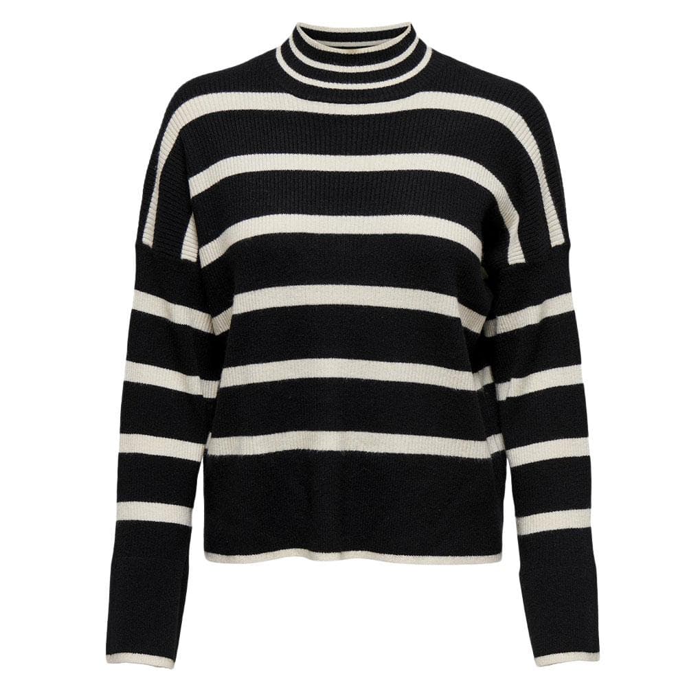 Pull Noir/Beige Femme Only Libi 2