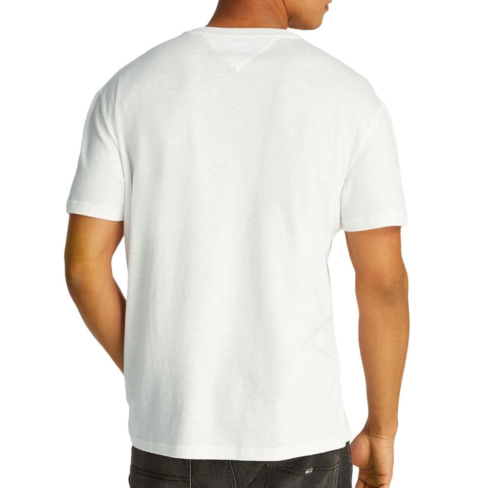 T-Shirt Blanc Homme Tommy Hilfiger DM0DM21303 2