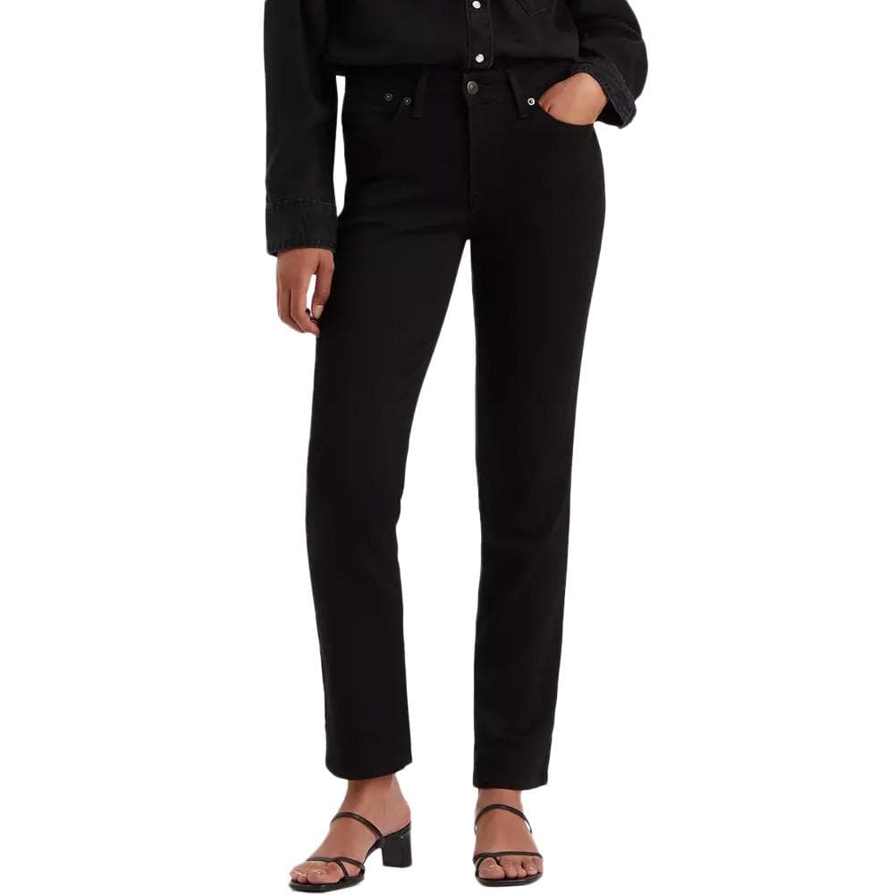 Jean 712 Slim Noir Femme Levi's Welt Pocket 1
