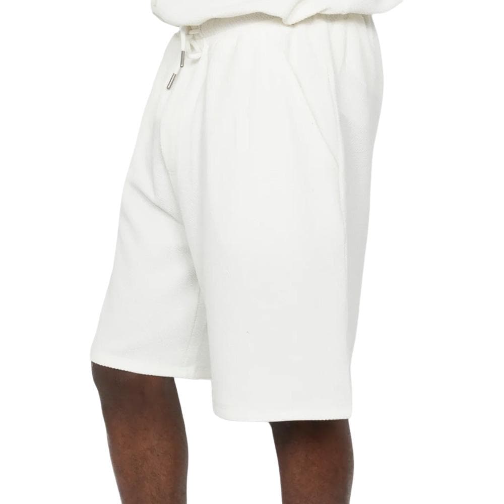 Short Blanc Homme Schott Maille Technique 1