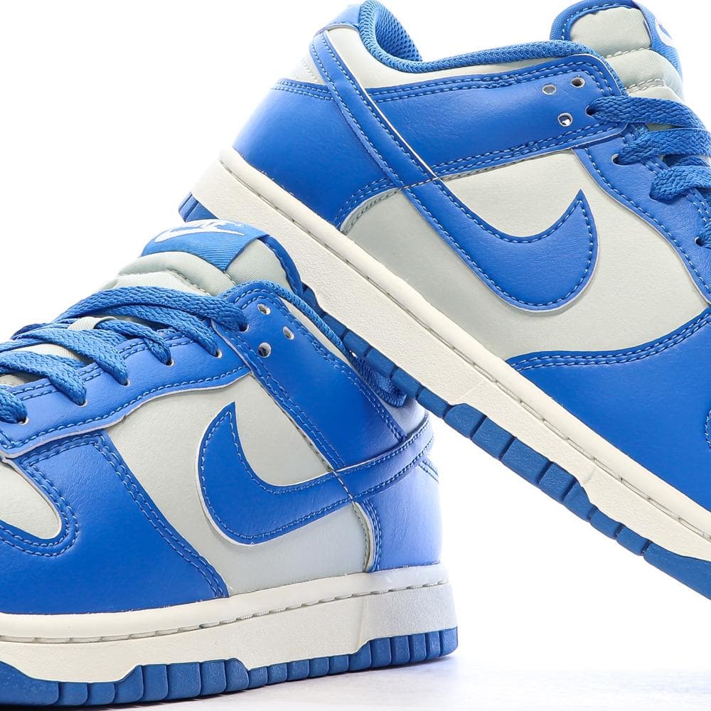 Baskets Bleu/Vert pale Homme Nike Dunk Low Retro 8