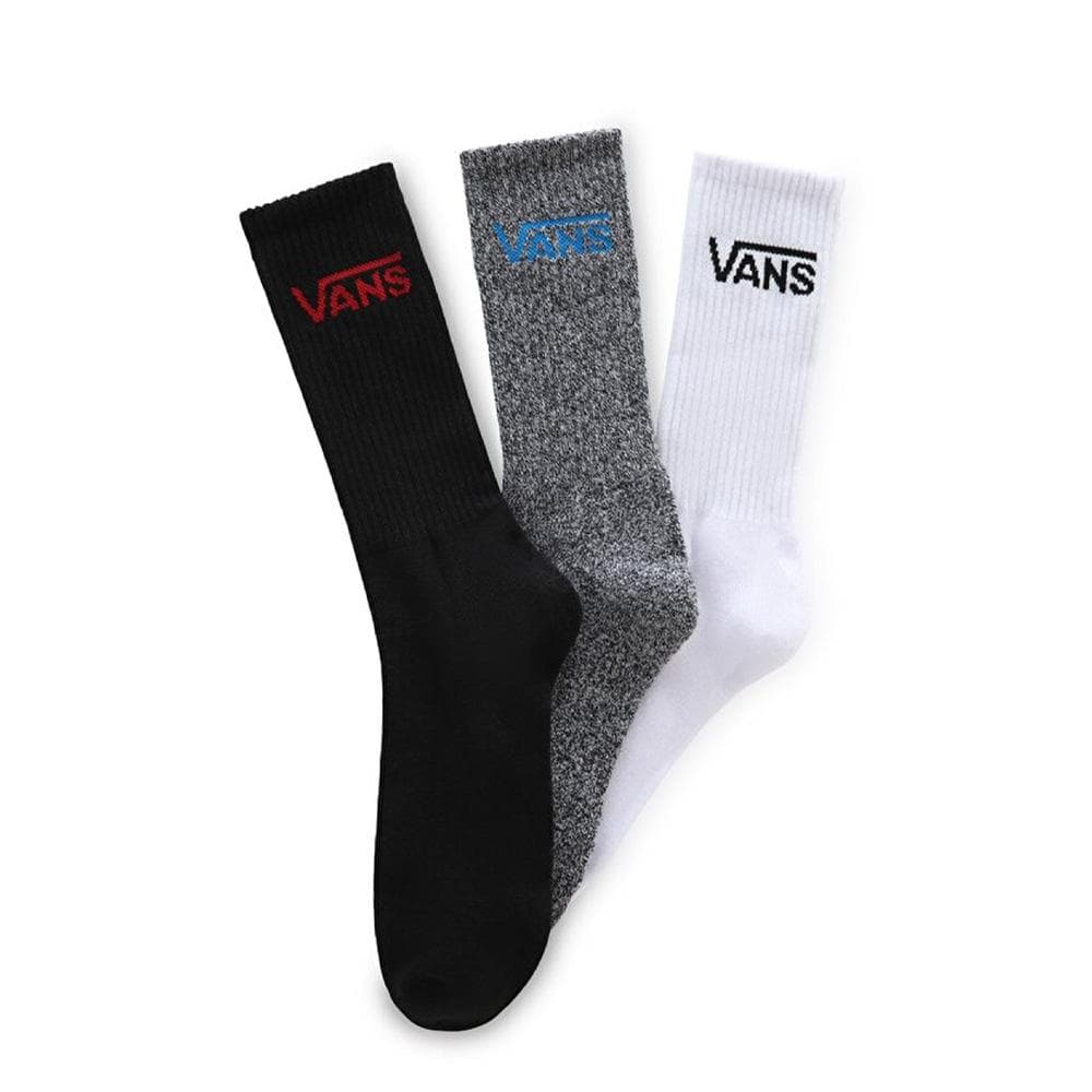 X3 Lot de Chaussettes Grises/Noires/Blanches Garçon Vans Crew 1
