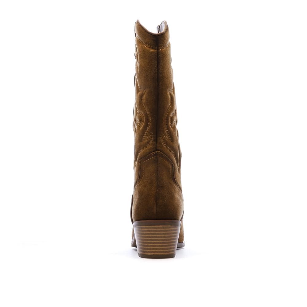 Santiags Hautes Camel Femme Xti 144308 3