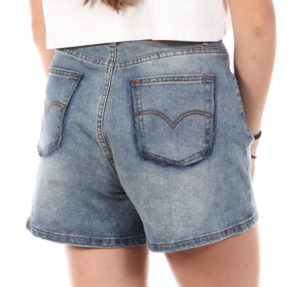 Short Bleu Clair Femme Monday Premium Dirty 2
