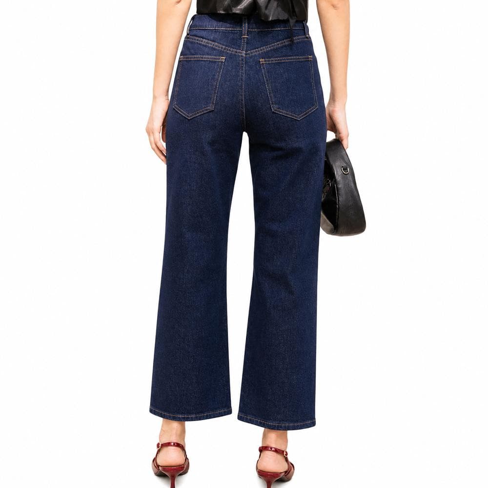 Jean Droit Bleu Foncé Femme Oraije Solange 2
