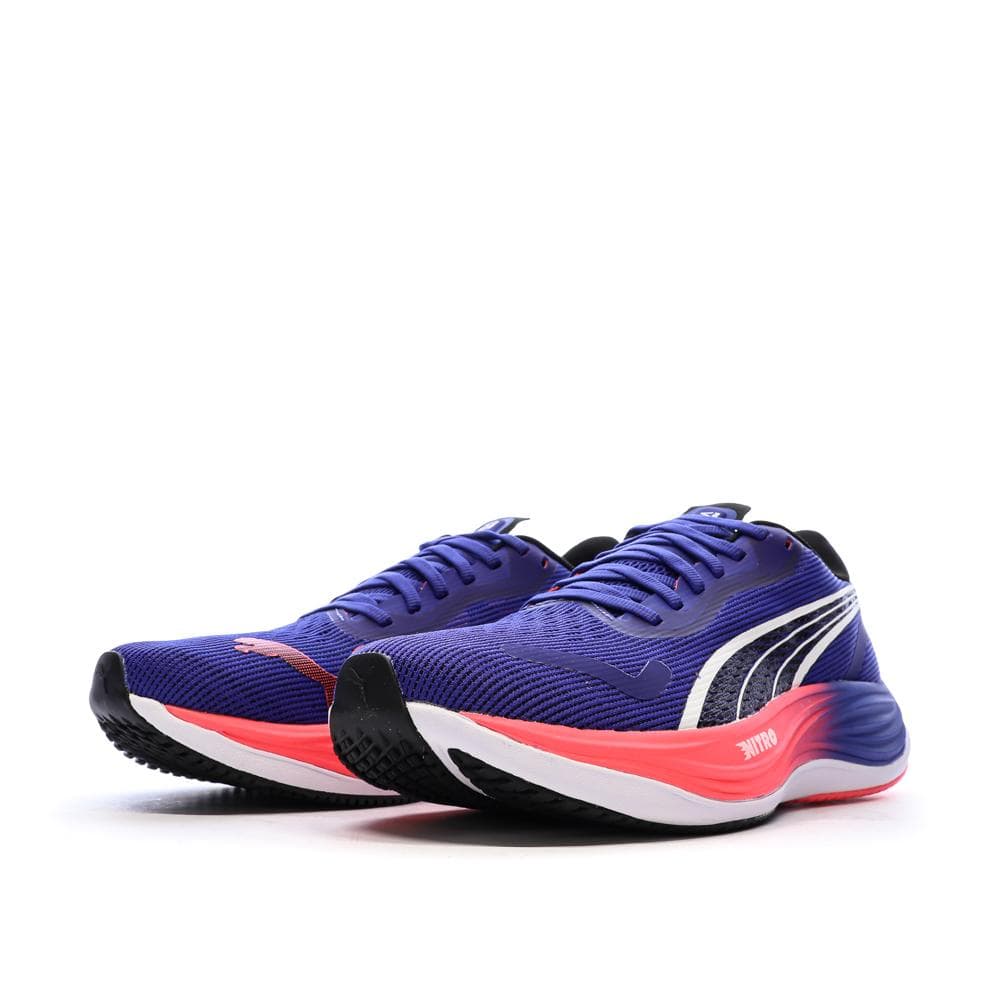 Chaussures de Running Bleu Femme Puma Velocity Nitro 3 6