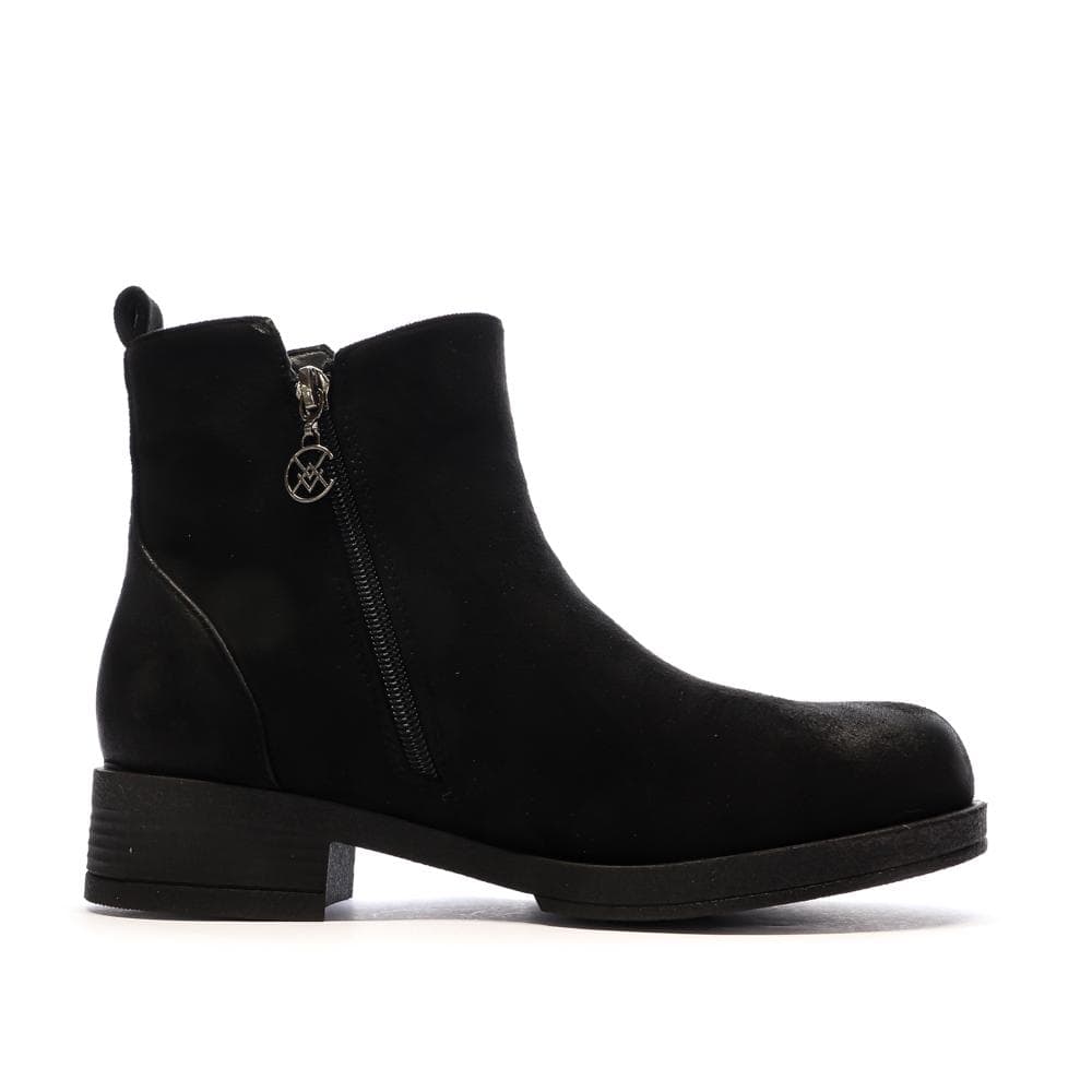 Bottines Noires Femme Chattawak 8-Vamp 2