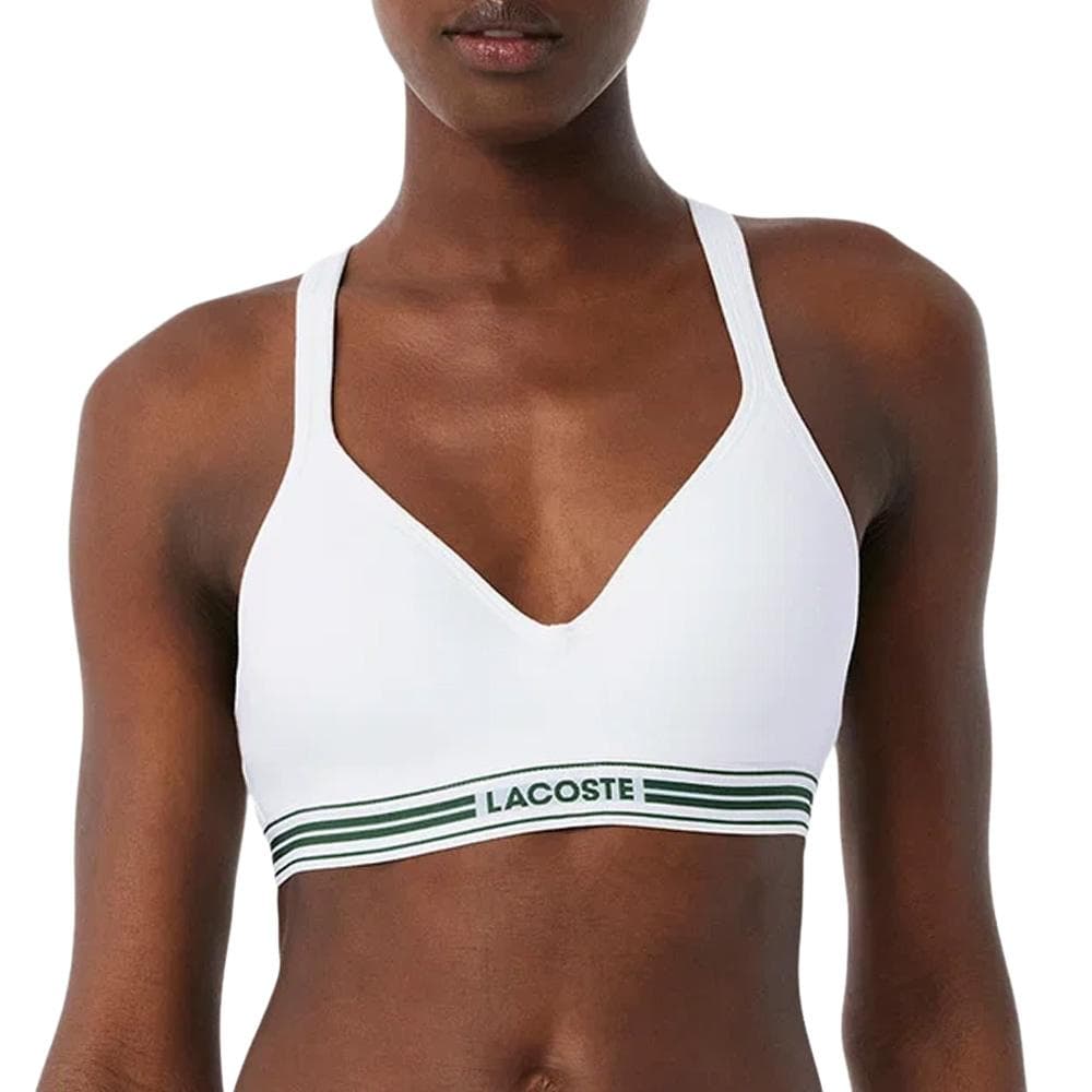 Brassière Blanc Femme Lacoste IF8626 1