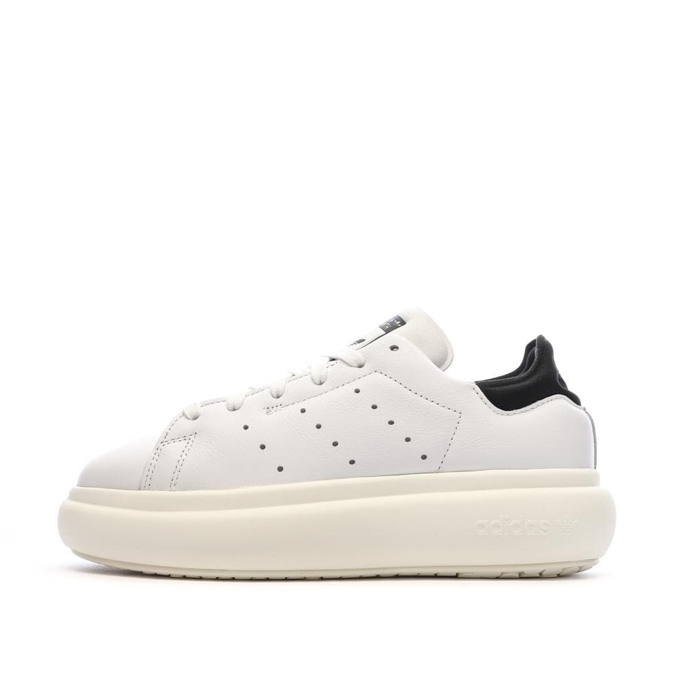 Baskets Blanches/Noires Femme Adidas Stan Smith Pf W 1