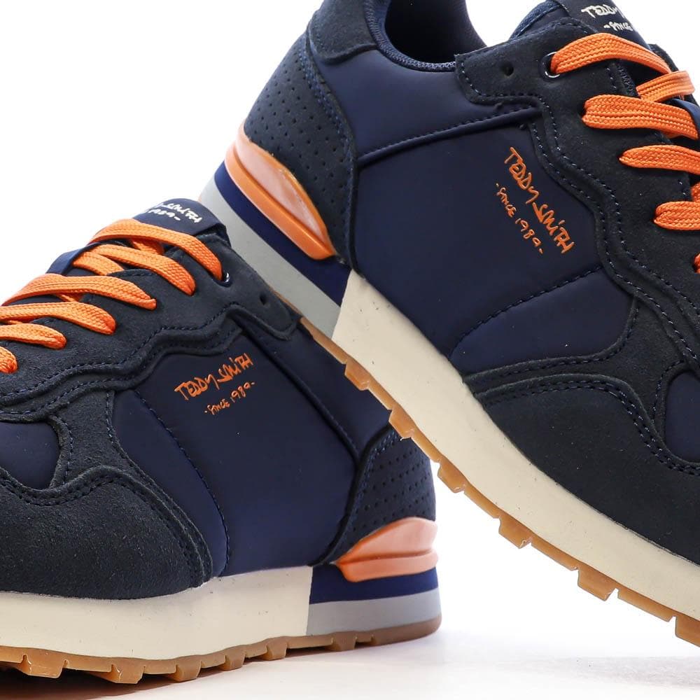 Baskets Marine/Orange Homme Teddy Smith Yellow 7