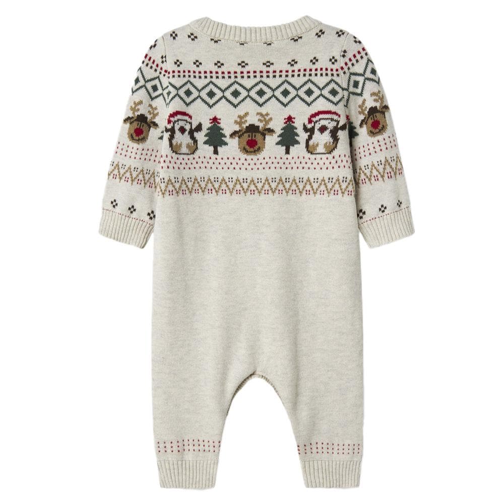 Pyjama de Noel Écru Garçon Name it Nalko 2