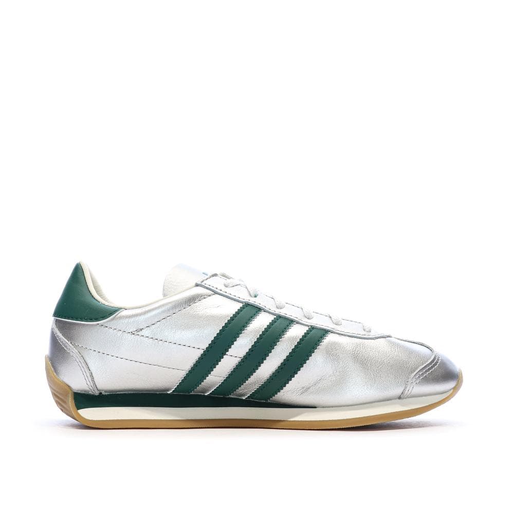 Baskets Argent/Vert Femme Adidas Country 2