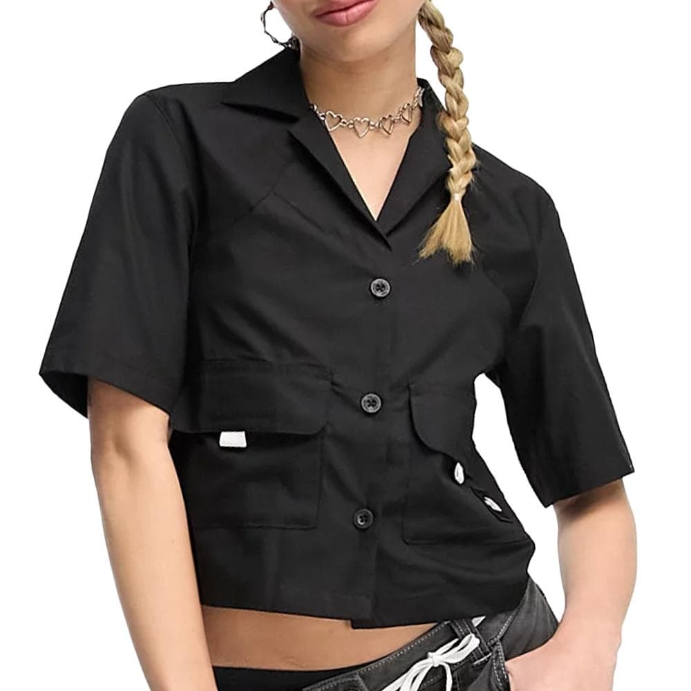 Chemise Manches Courtes Noir Femme The North Face Boxy 1