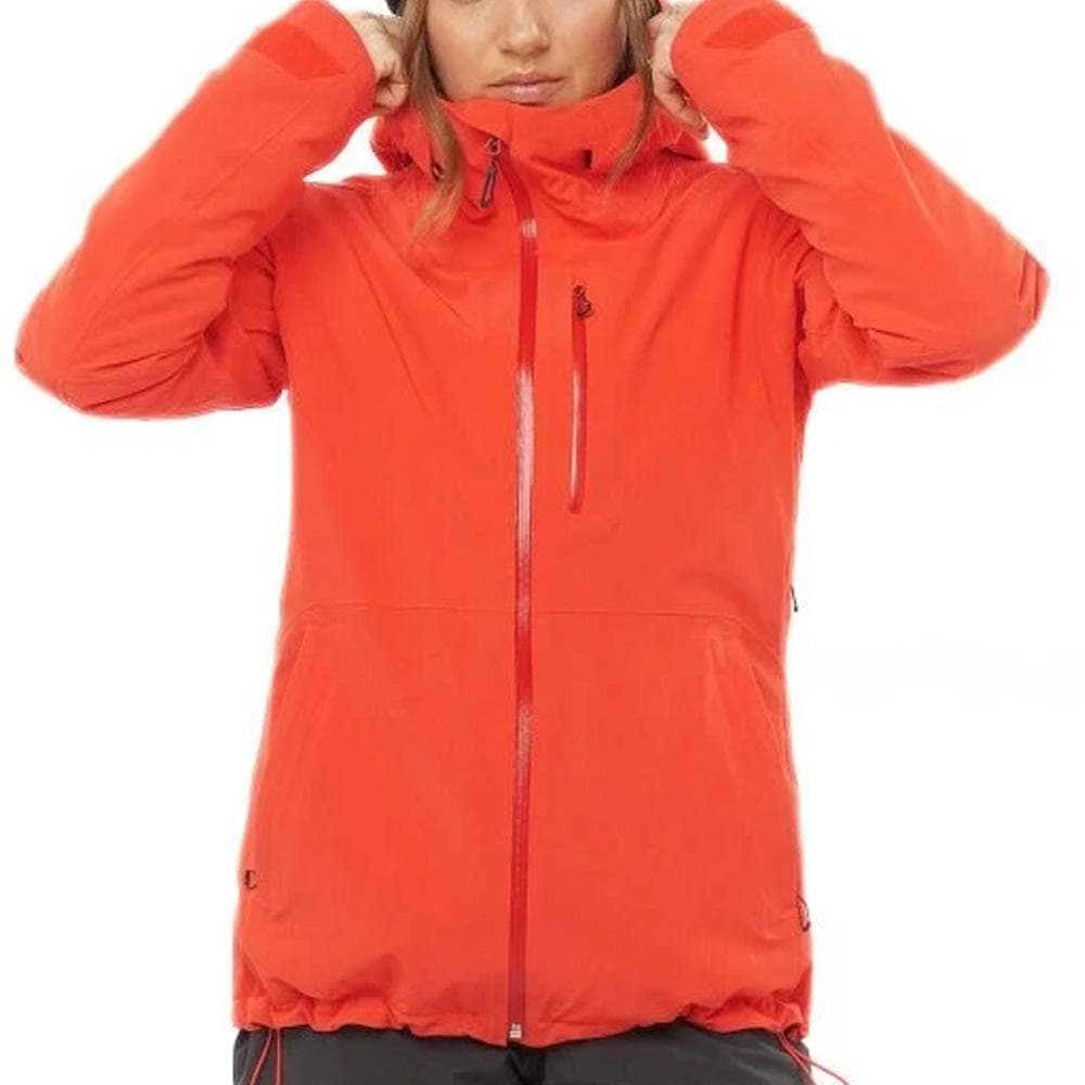 Manteau Orange Femme Salomon Highland 1