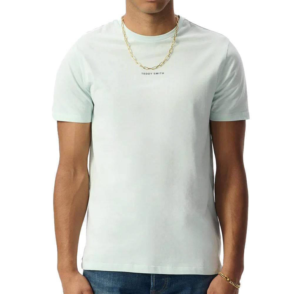 T-shirt Bleu Ciel Homme Teddy Smith Soy 1