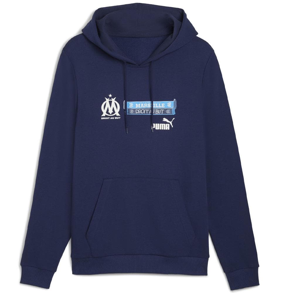 OM Sweat à Capuche Marine Homme Puma 2025 1