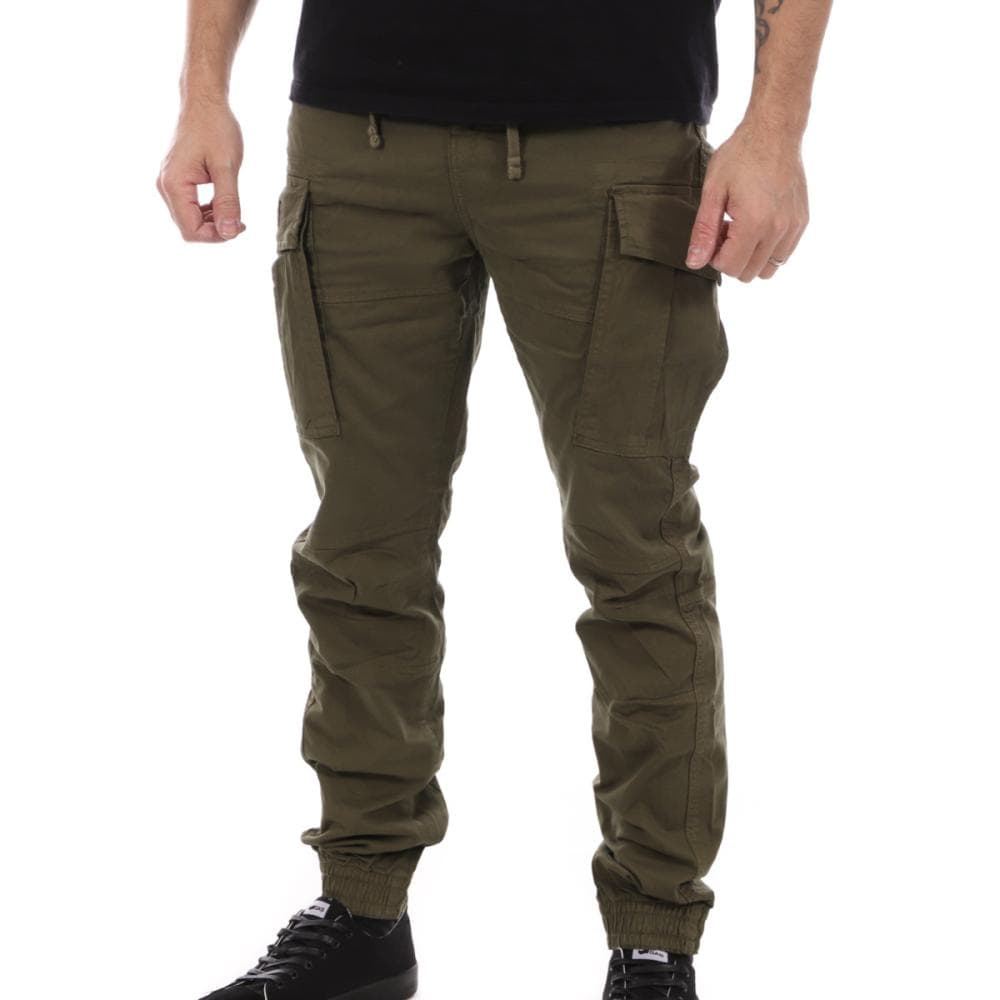 Pantalon Cargo Kaki Homme Schott Relax 1