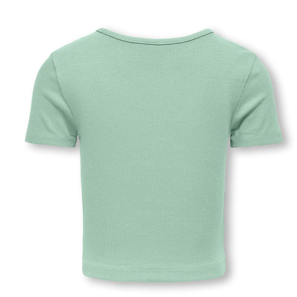 T-Shirt Vert Fille Kids ONLY Cutout Top 2