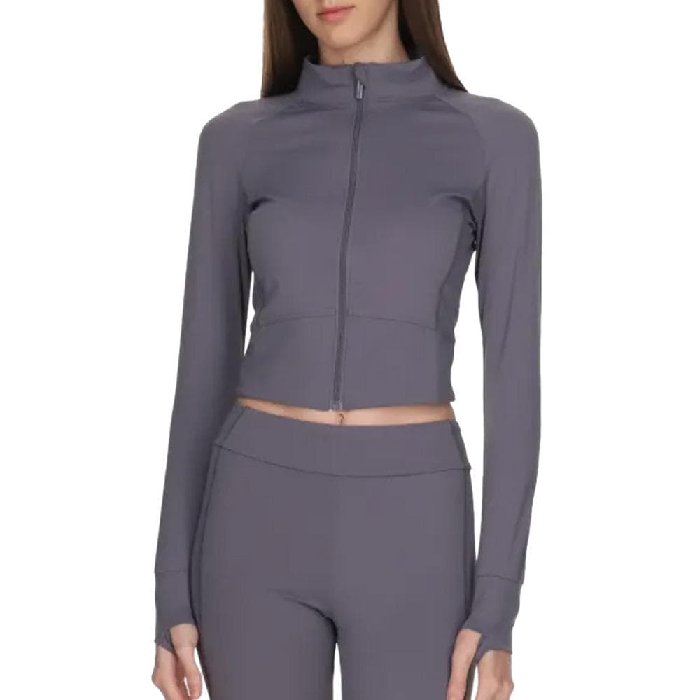 Veste de yoga Grise Femme Soul Studio Basic 1