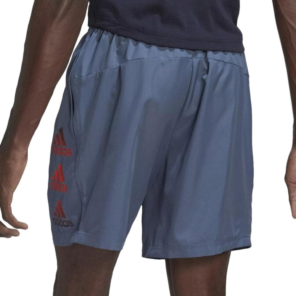 Short Bleu Homme Adidas HM4798 2