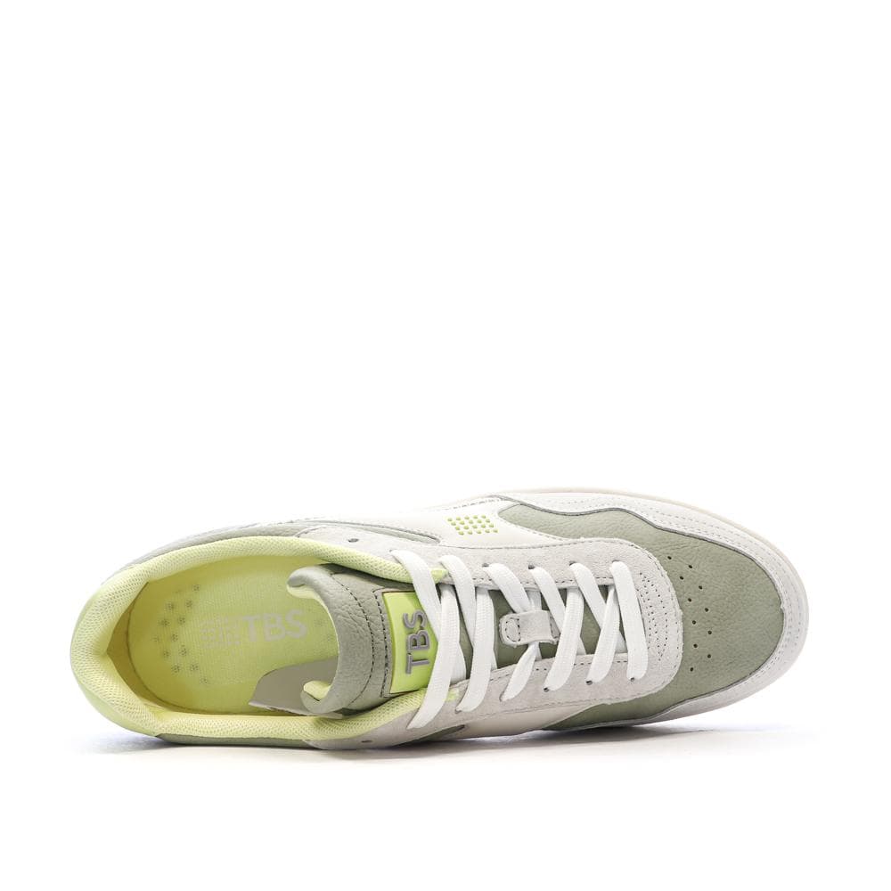 Baskets Crème/Verte Homme TBS ALMERIO 4