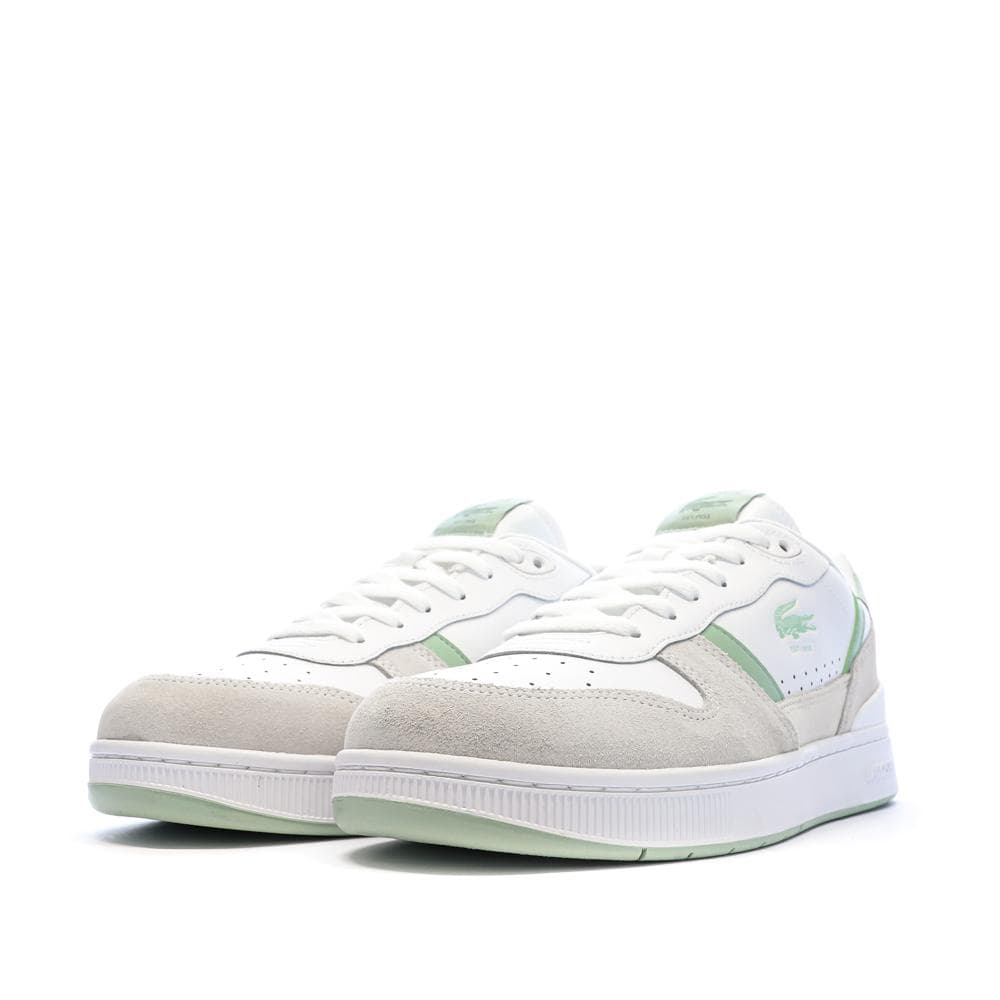 Baskets Blanc/Vert Homme Lacoste T-clip Set 125 6