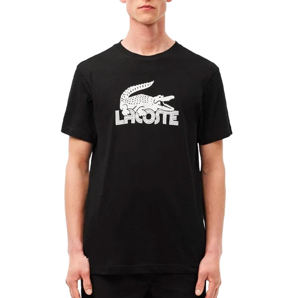 T-shirt Noir Homme Lacoste TH2508 1