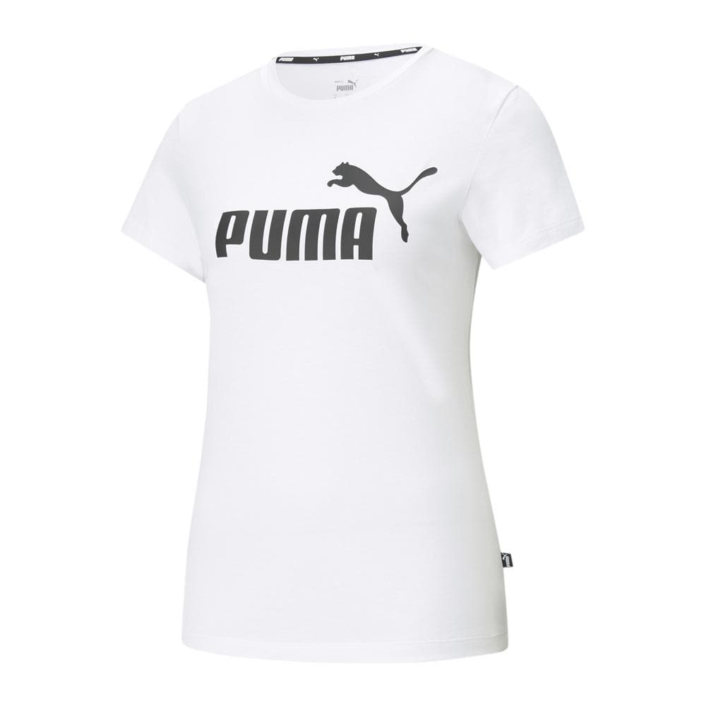 T-shirt Blanc Femme Puma Logo 586774-02 1