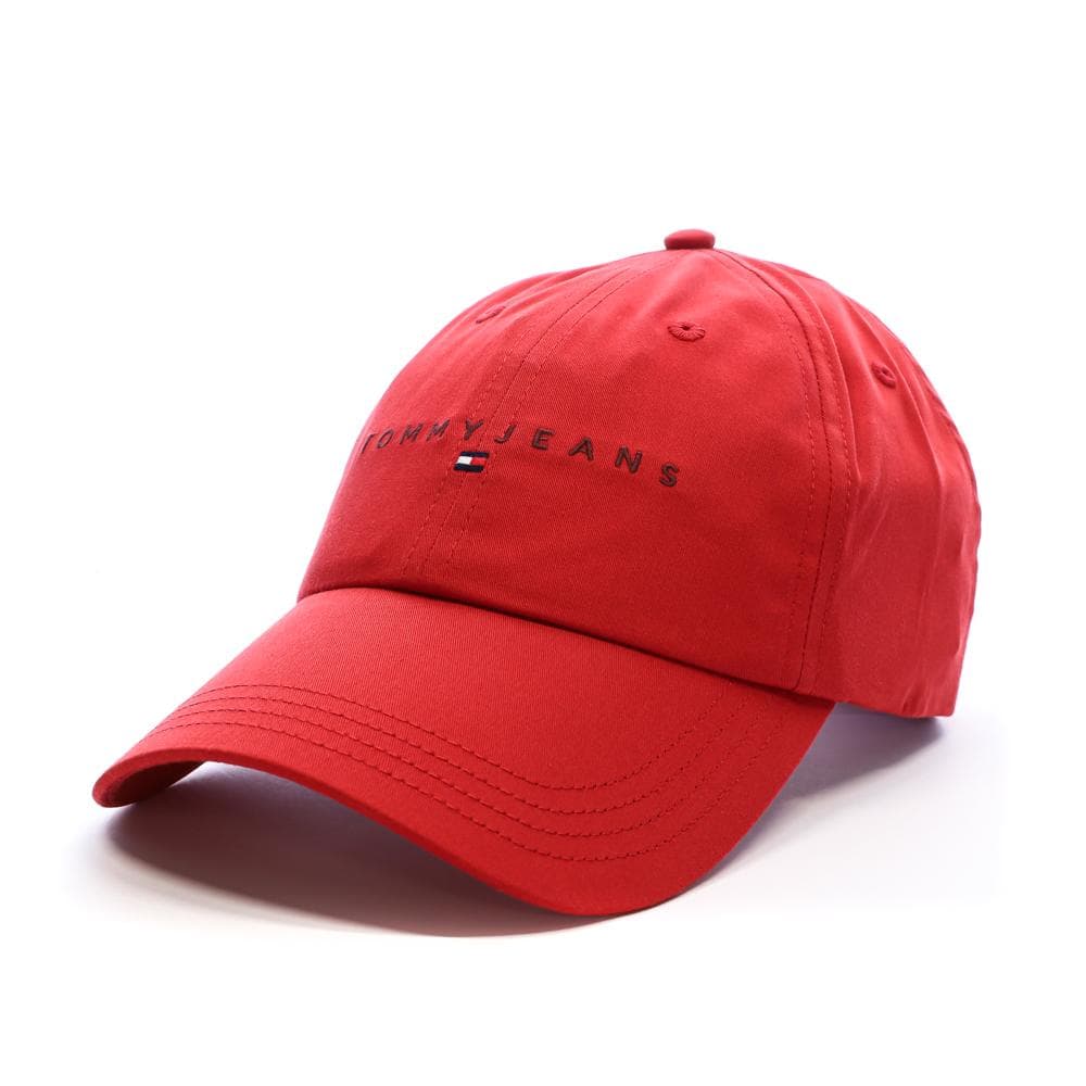 Casquette Rouge/Noir Mixte Tommy Hilfiger Linear Logo 6 1