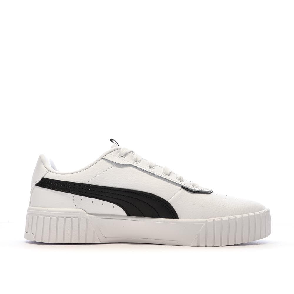 Baskets Blanches/Noires Femme Puma Carina 2.0 2