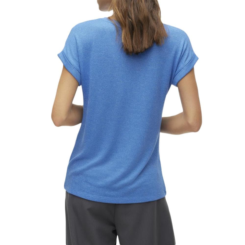 T-Shirt Bleu Clair Femme Vero Moda Brianna 10291353 2