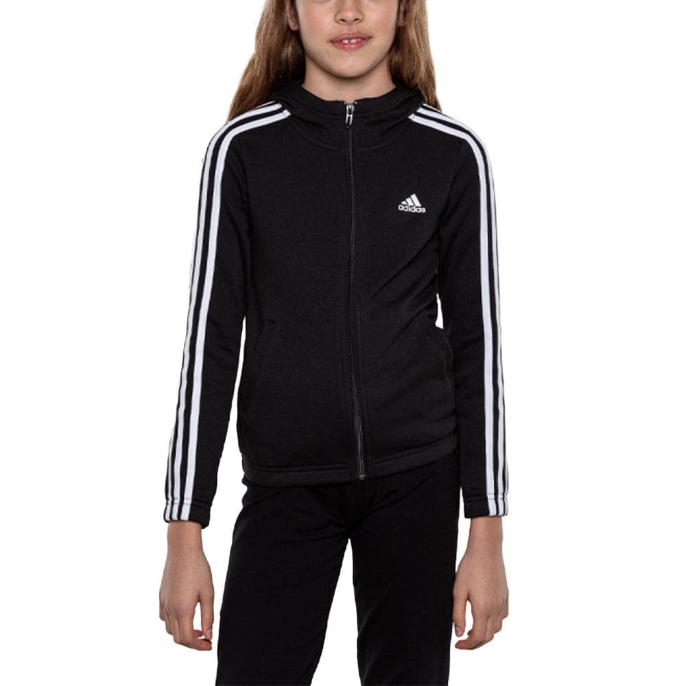 Sweat Zippé Noir Garçon Adidas GQ8356 1