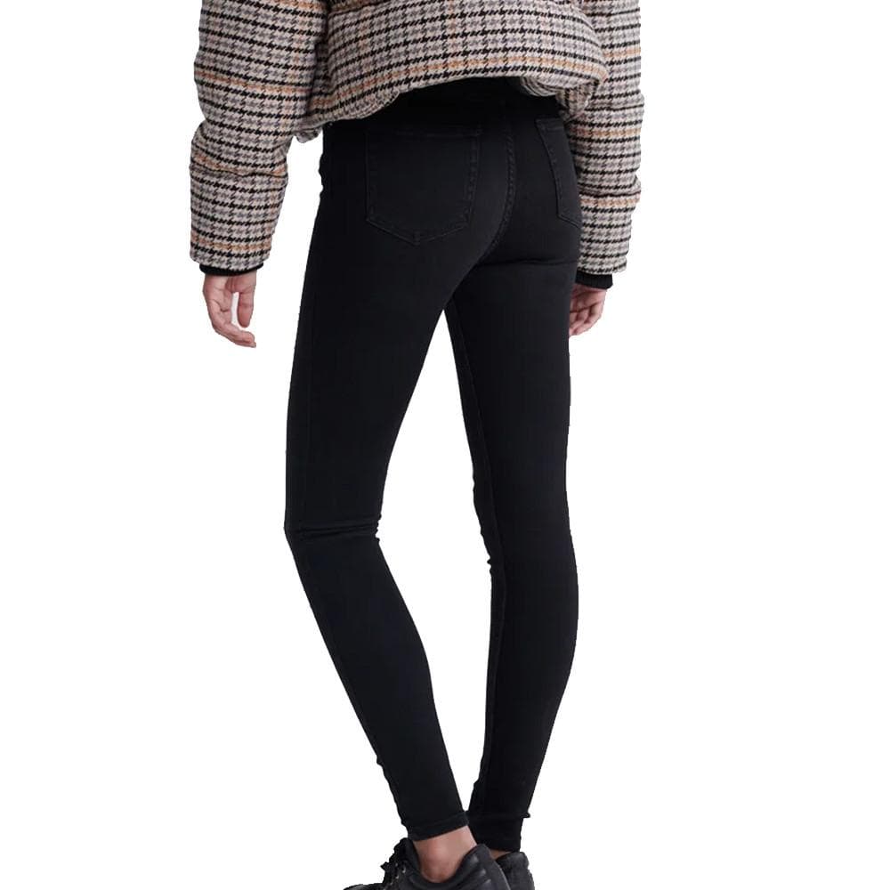 Jean Skinny Noir Femme Superdry Rise 2