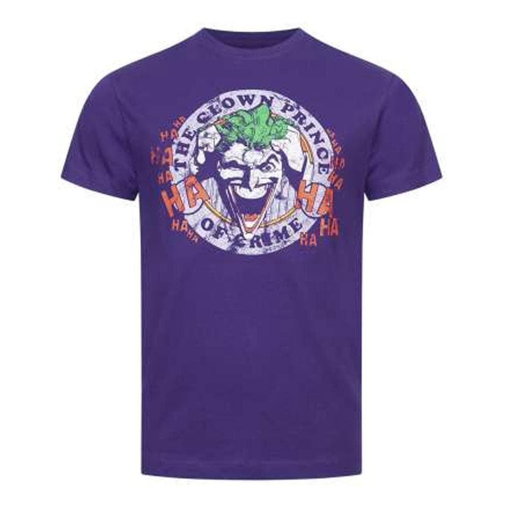 T-Shirt Violet Homme Dc Comics Smile Emblem 1