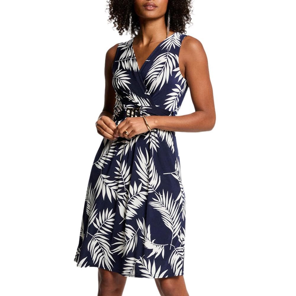 Robe Marine/Blanche Femme Morgan RFLORIA 1