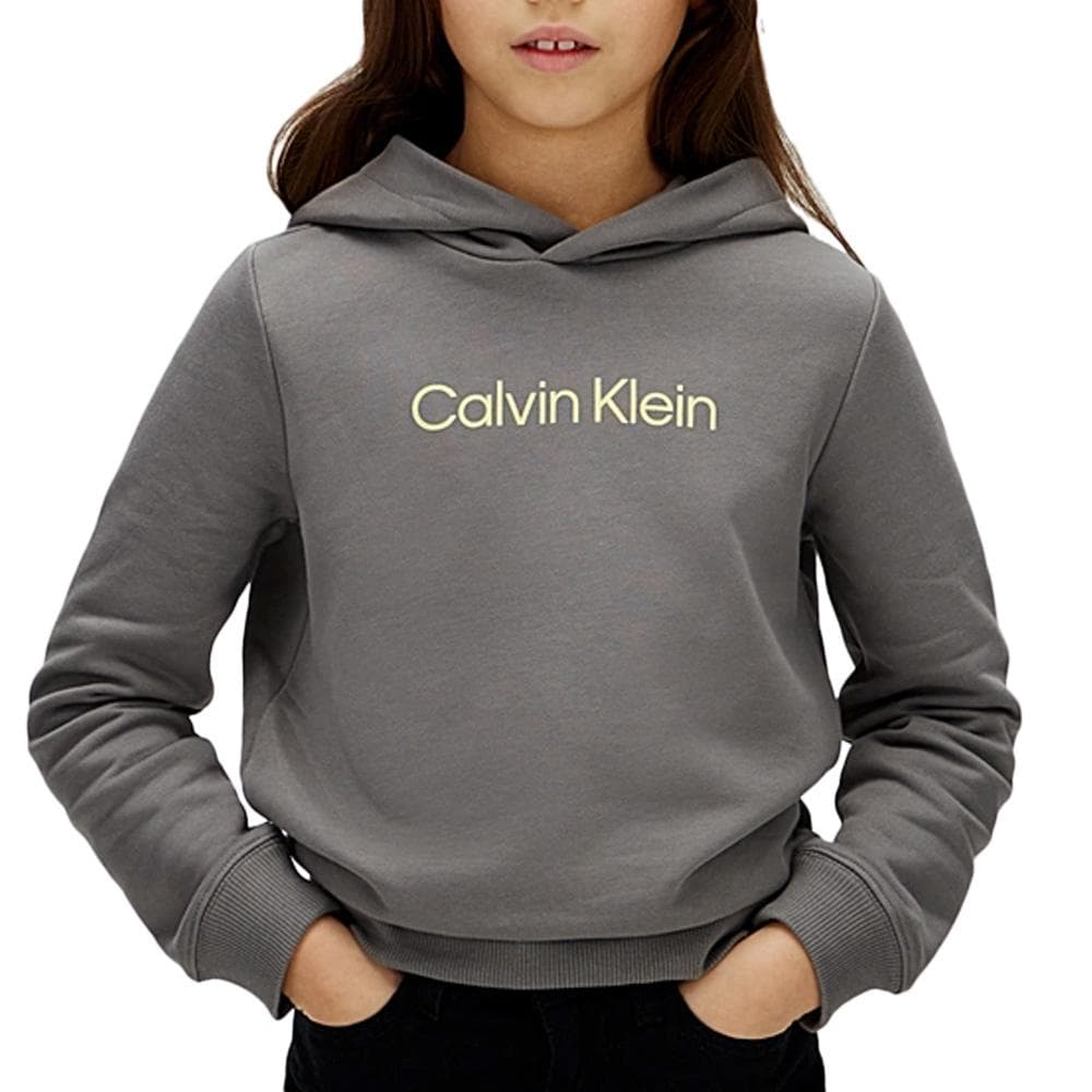 Sweat Gris Fille Calvin Klein Jeans Terr 1