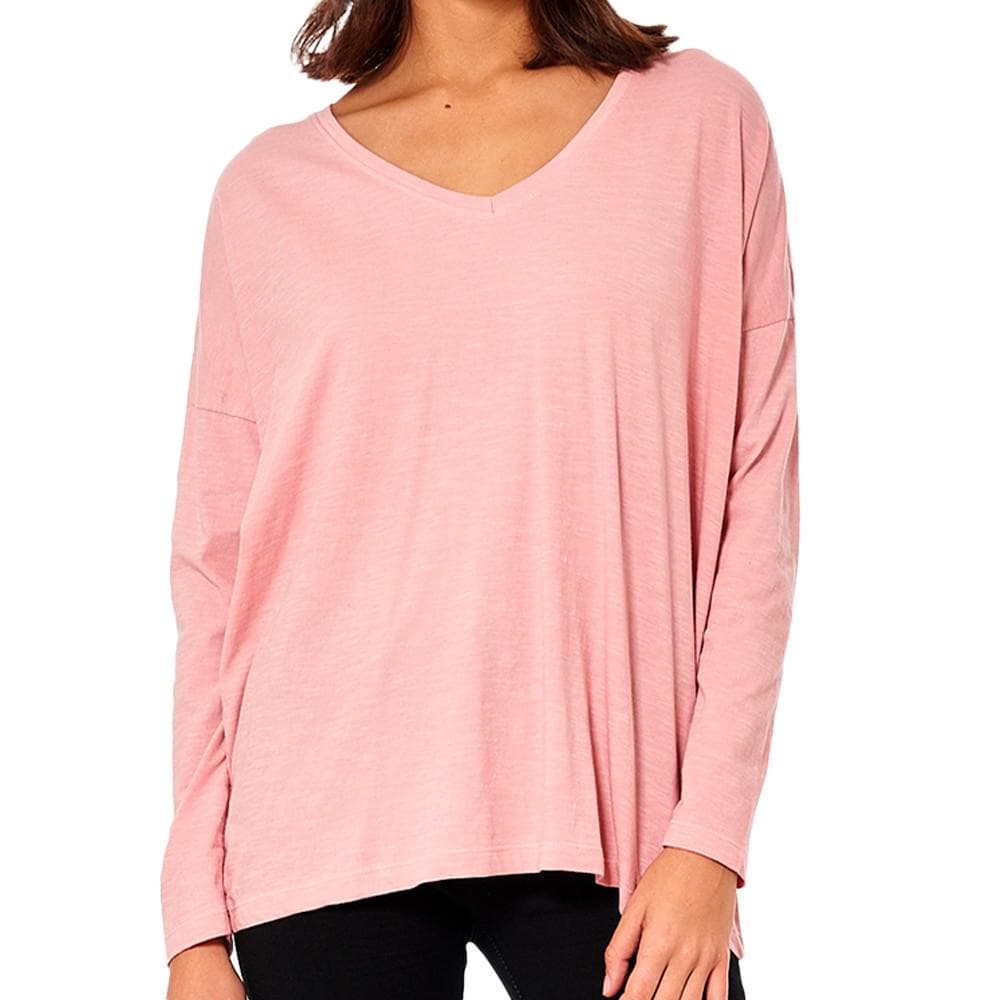 T-shirt Manches Longues Rose Femme Kaporal 23 1