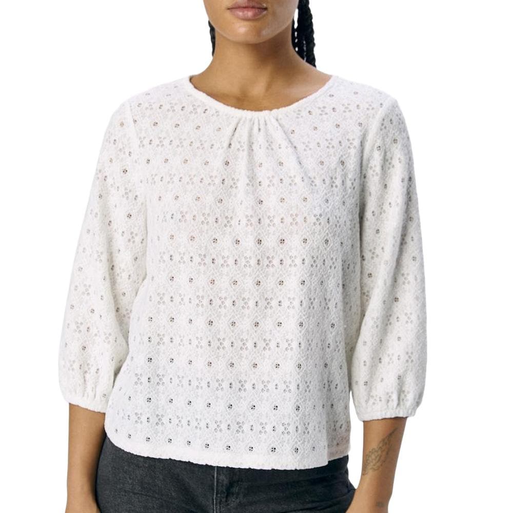 Blouse Brodée Blanche Femme Vero Moda Aila 1