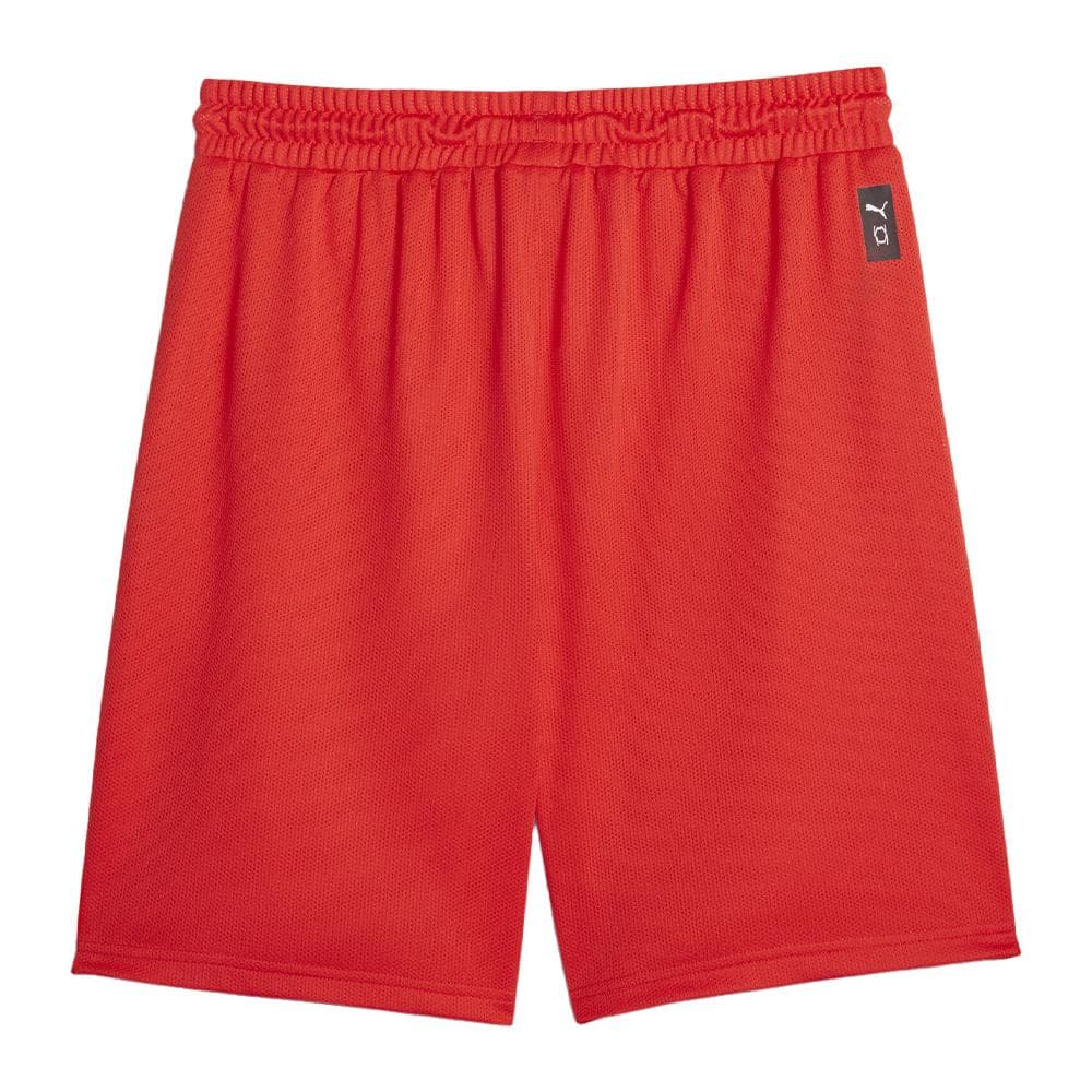 Short Rouge Homme Puma Hoops 2