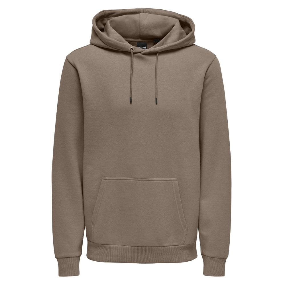 Sweat à Capuche Marron Clair Homme Only & Sons Ceres 1