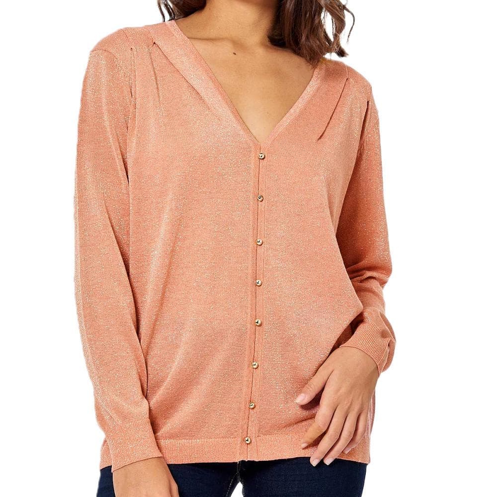 Pull Pailleté Corail Femme Kaporal Janee 1