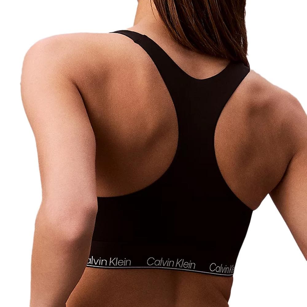 Haut de Maillot de Bain Noir Femme Calvin Klein Jeans Racerback 2